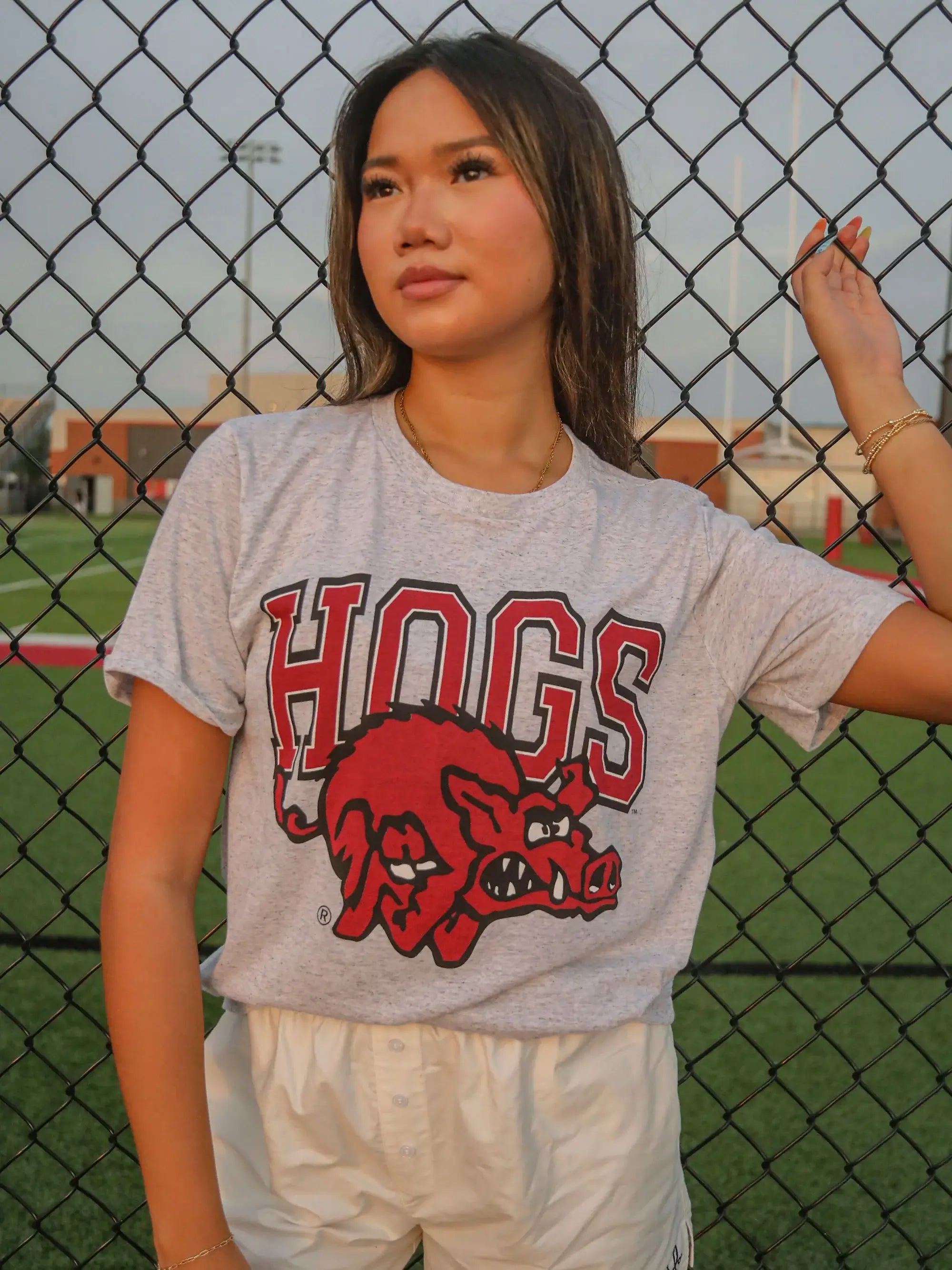 charlie southern: hogs badge vault t shirt
