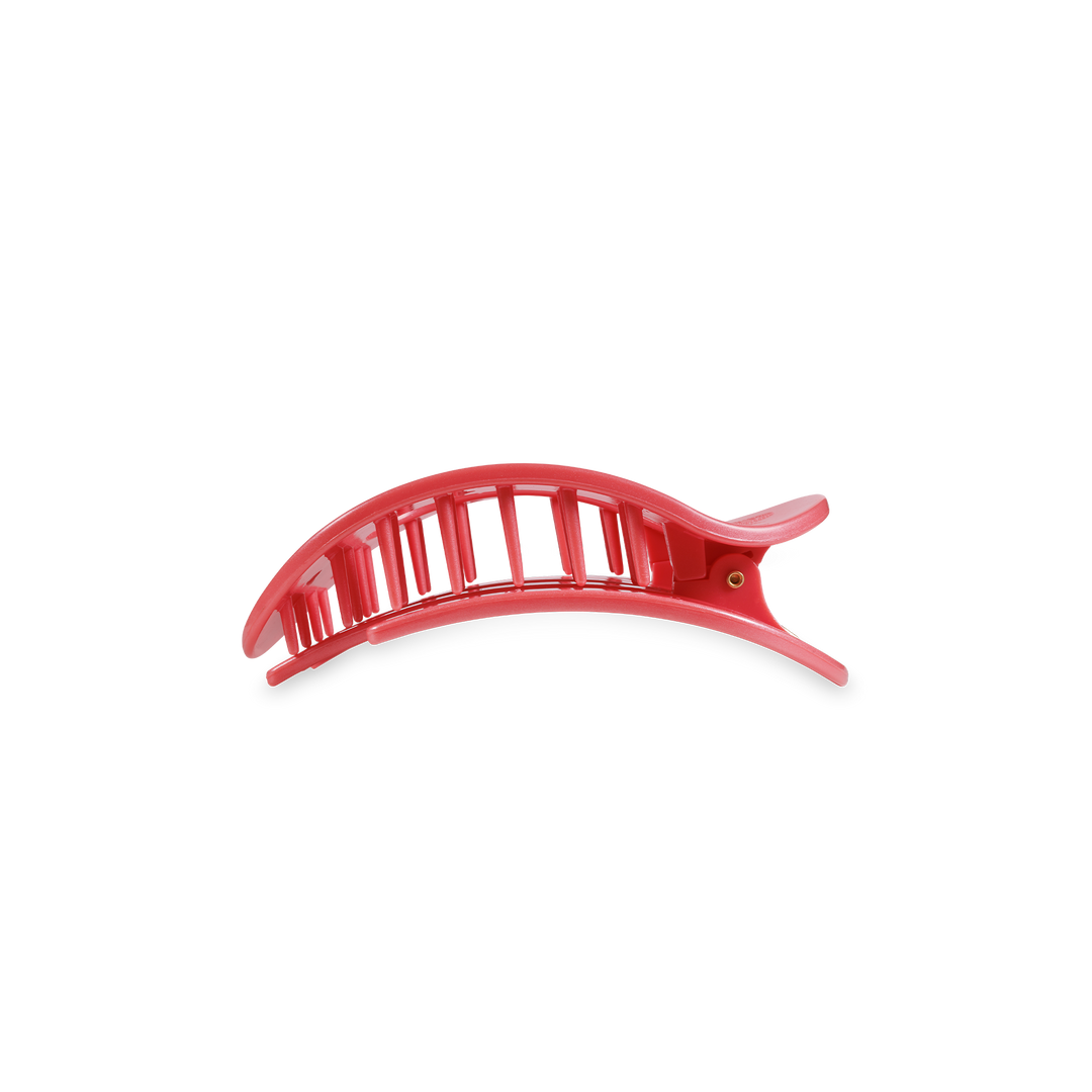 Round Flat Hair Clip | Small | Calming Coral