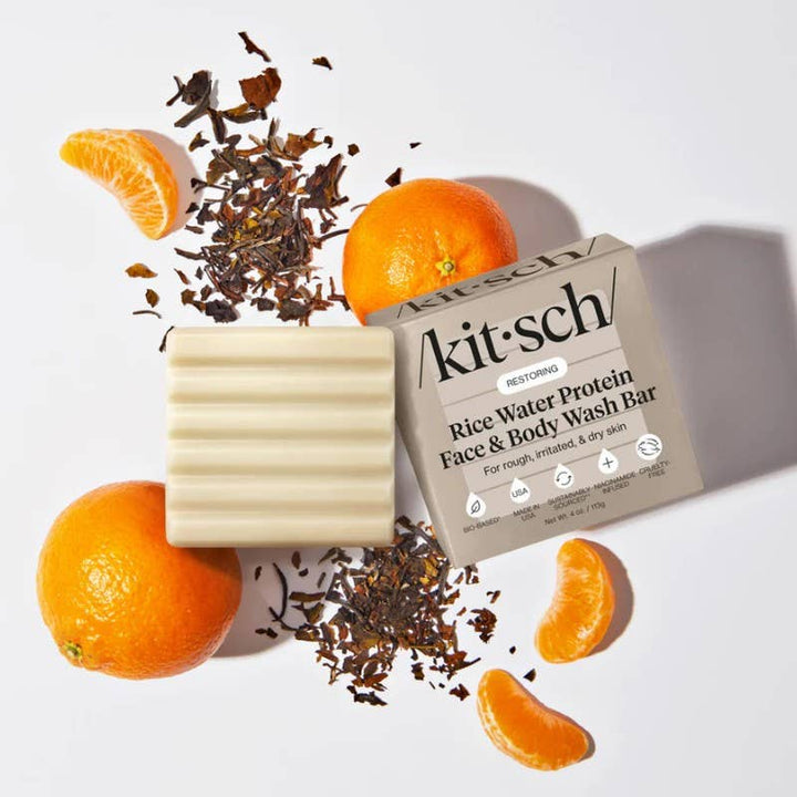 Rice Water Protein Face &amp; Body Wash Bar