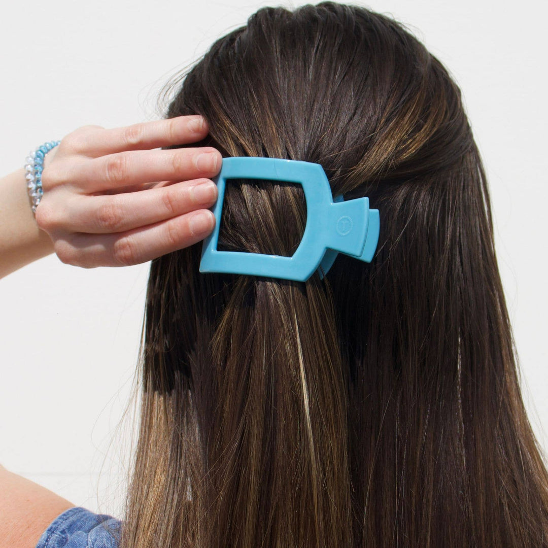 Flat Square Hair Clip | Small | Summer Sky