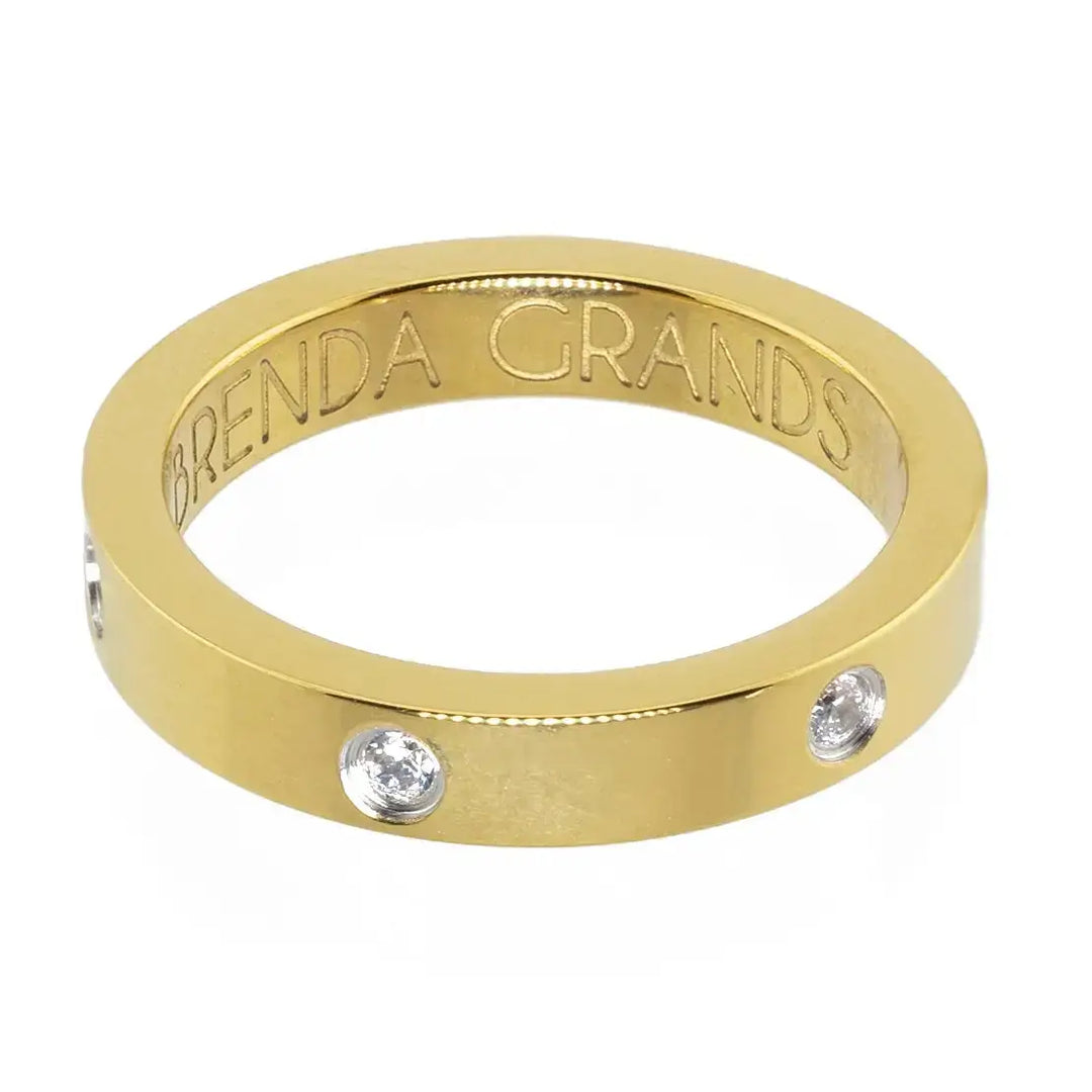 Waterproof Tennis Ring Band