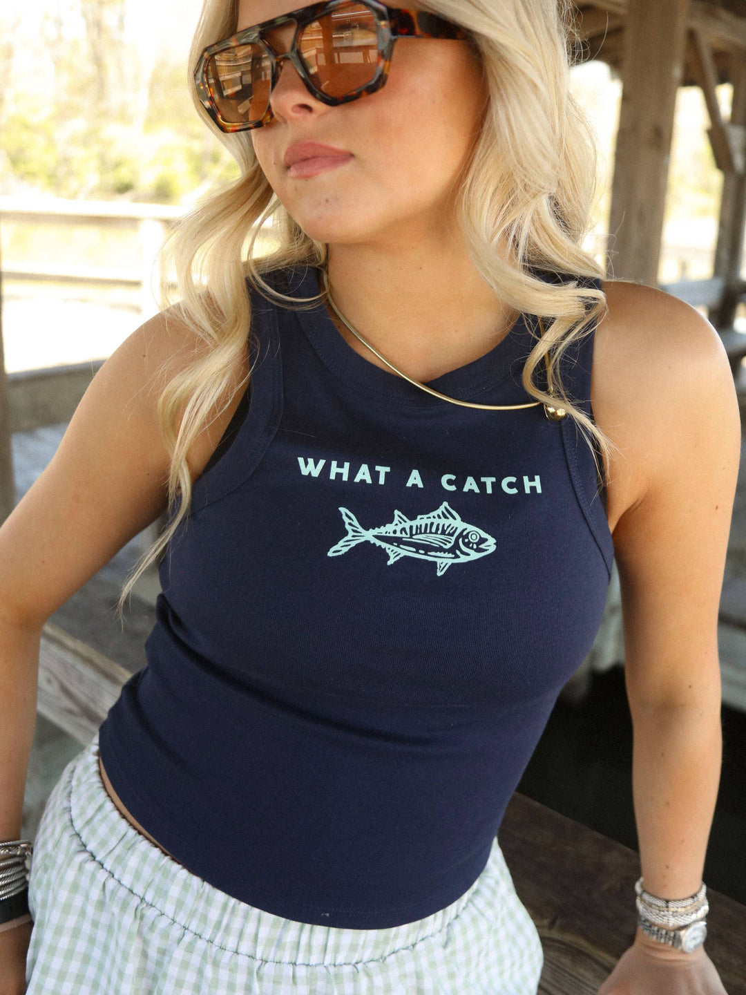 What a Catch Tank Top
