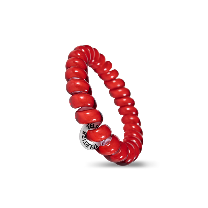 Spiral Hair Coils | Small | Scarlet Red Hair Ties