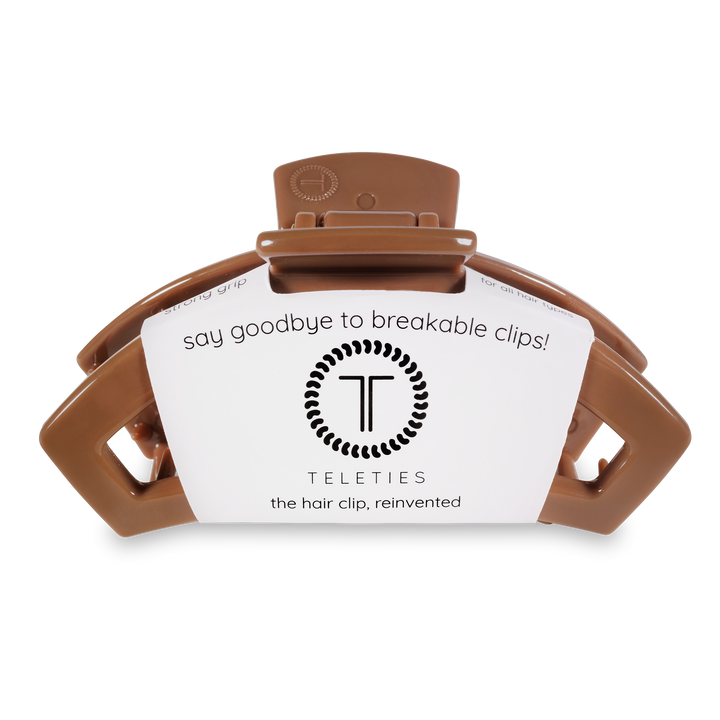 Open Caramel Large Hair Clip