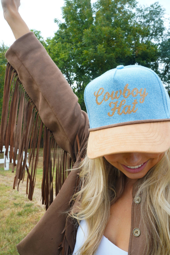 Cowboy Hat - Denim Trucker Hat
