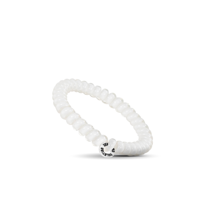 Spiral Hair Coils | Small | Coconut White Hair Ties