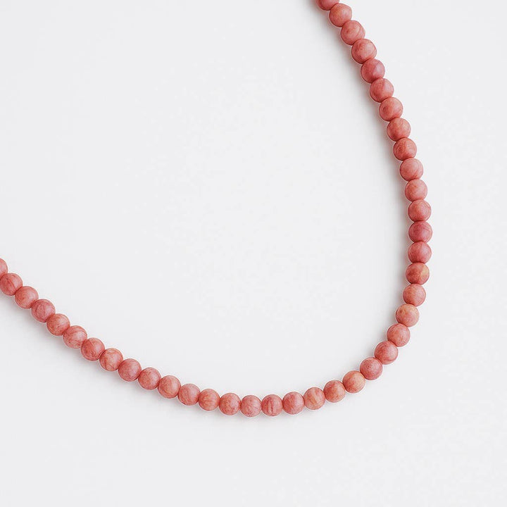 Natural Stone Beads Single Strand Necklace