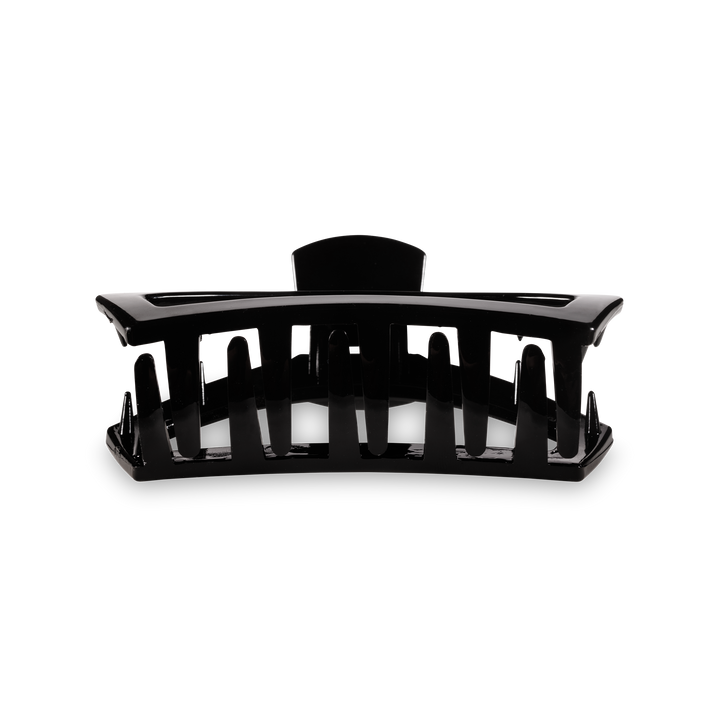 Open Jet Black Medium Hair Clip