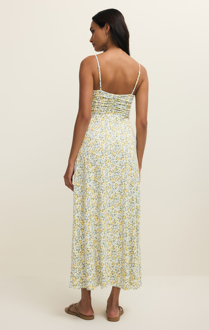 Z SUPPLY: Faya Idra Ditsy Maxi Dress - Cloud