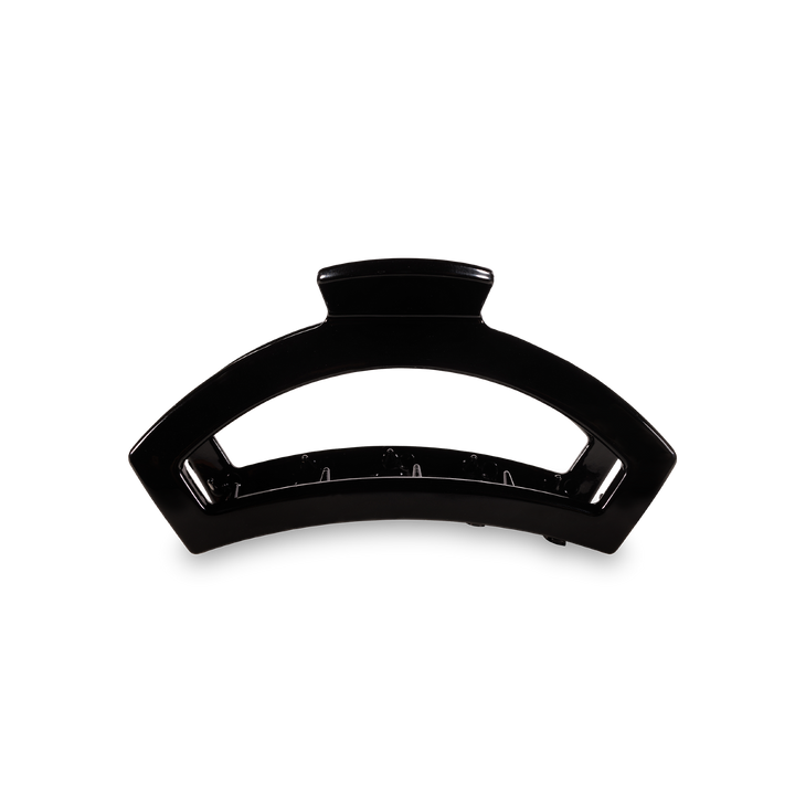 Open Jet Black Small Hair Clip