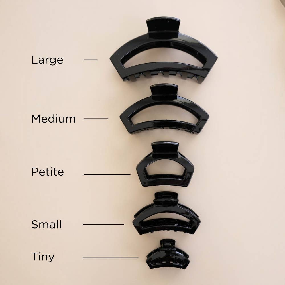 Open Jet Black | Petite | Hair Clip