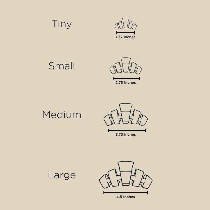 Classic Hair Clip | Large | Fir Real