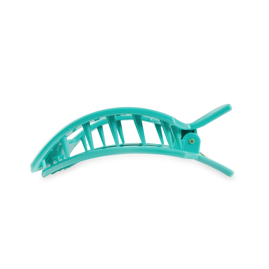Square Flat Hair Clip | Large | Totally Turquoise