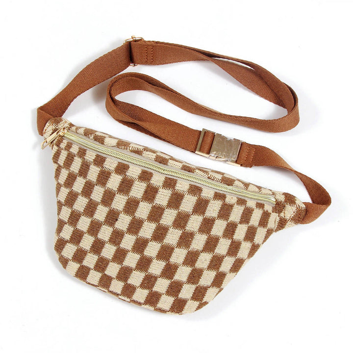 Checker Belt Sling Bag