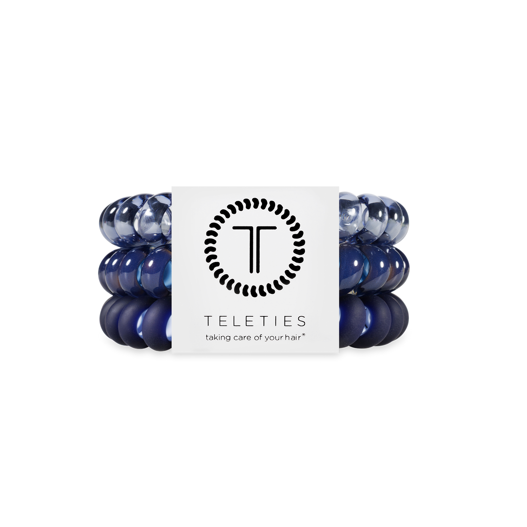 Spiral Hair Coils | Large | Nightfall Navy Hair Ties