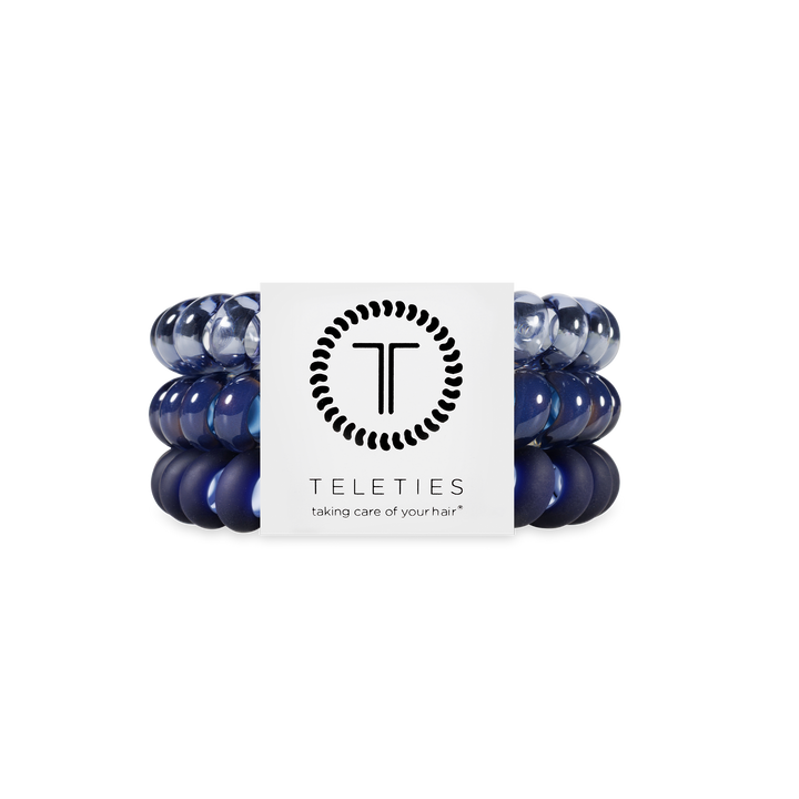 Spiral Hair Coils | Large | Nightfall Navy Hair Ties