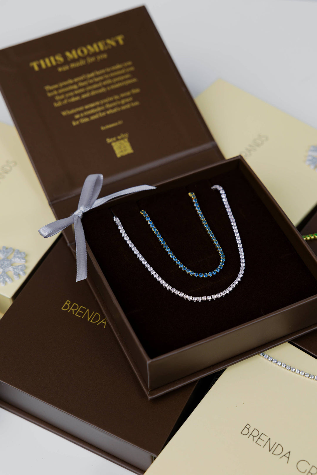 Tennis Choker Silver white diamond