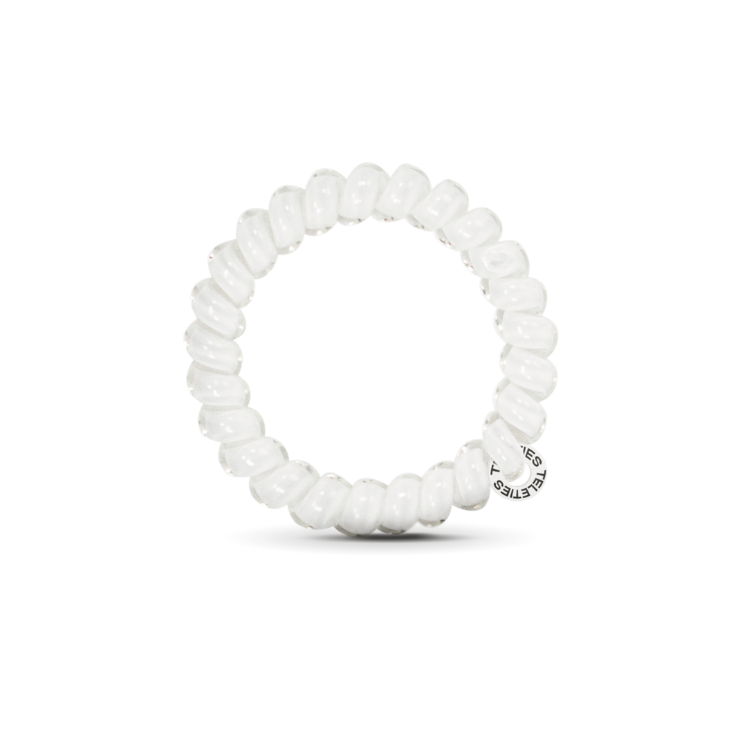 Spiral Hair Coils | Large | Coconut White Hair Ties