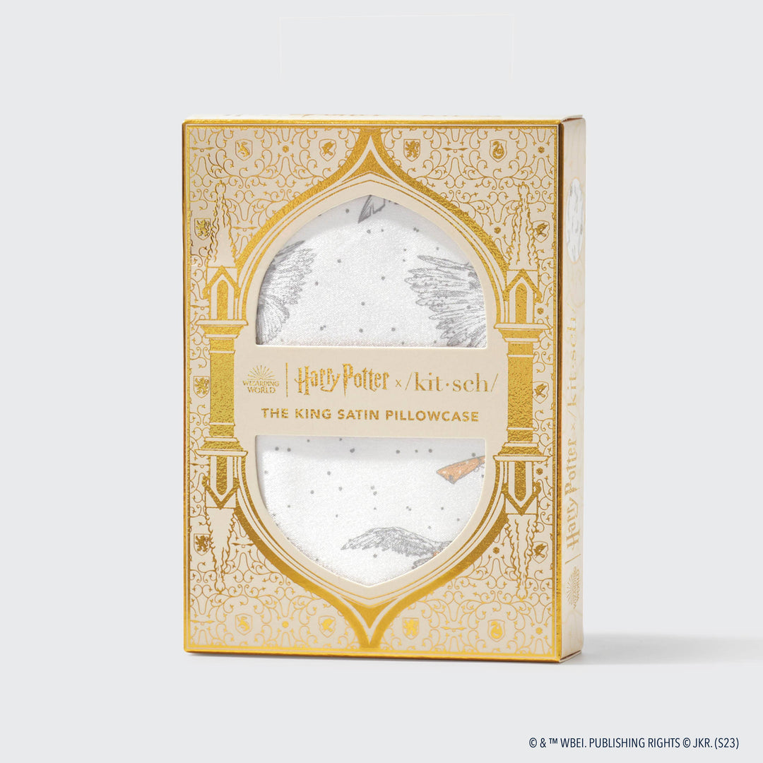 Harry Potter x kitsch KING Satin Pillowcase- Owl Post