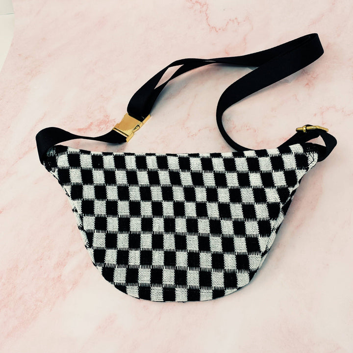 Checker Belt Sling Bag