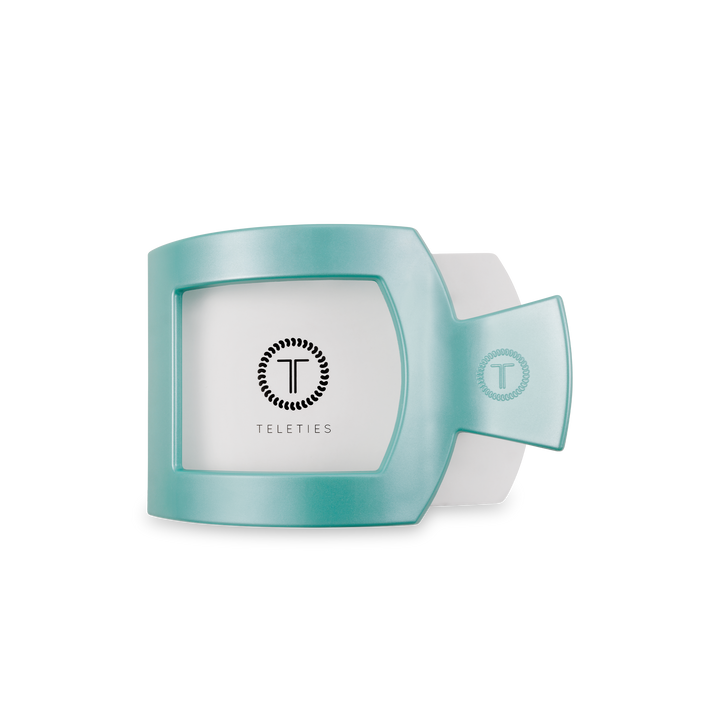 Square Flat Hair Clip | Medium | Totally Turquoise