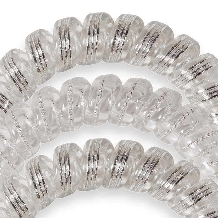 Spiral Hair Coils | Large | Silver Slay Hair Ties