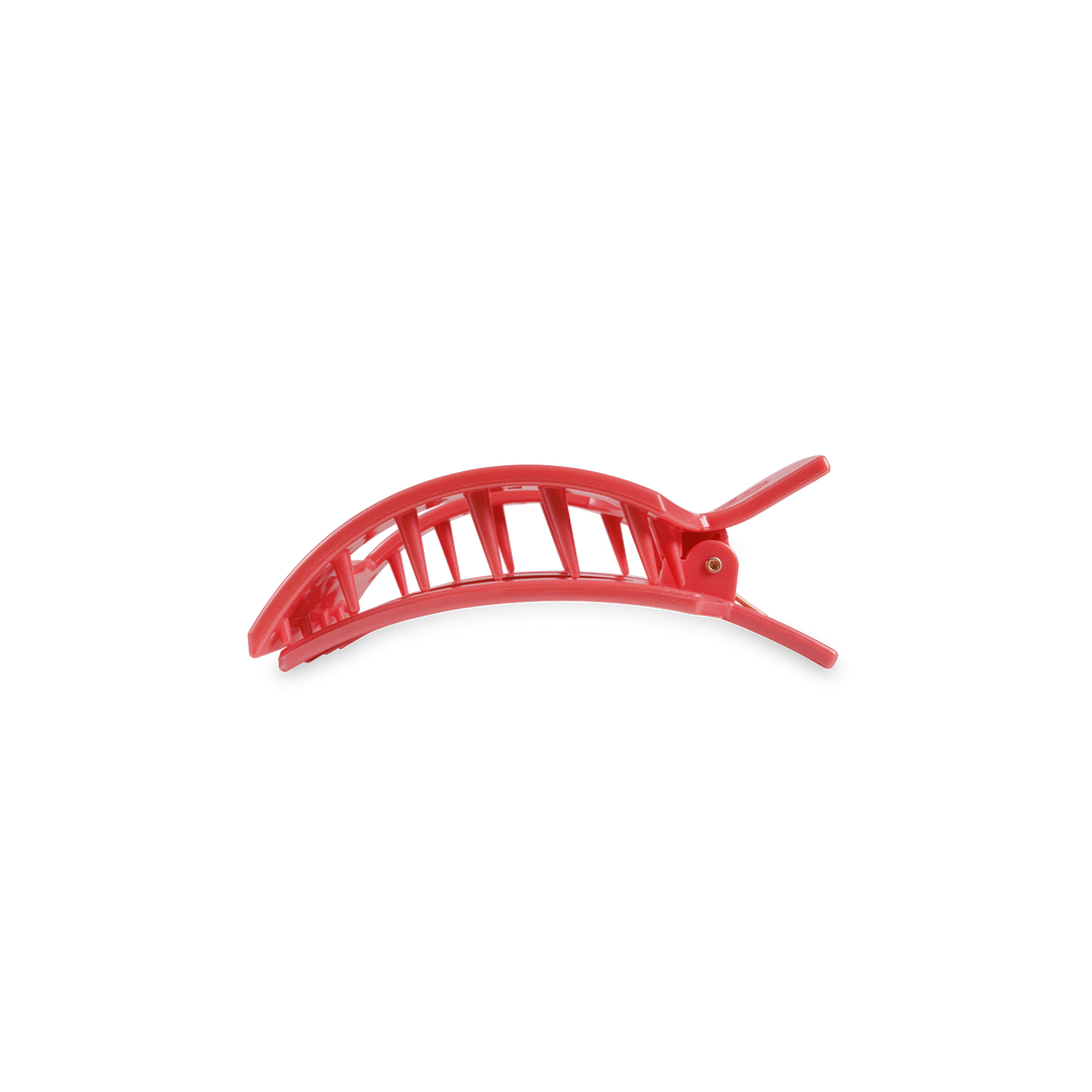 Square Flat Hair Clip | Small | Calming Coral