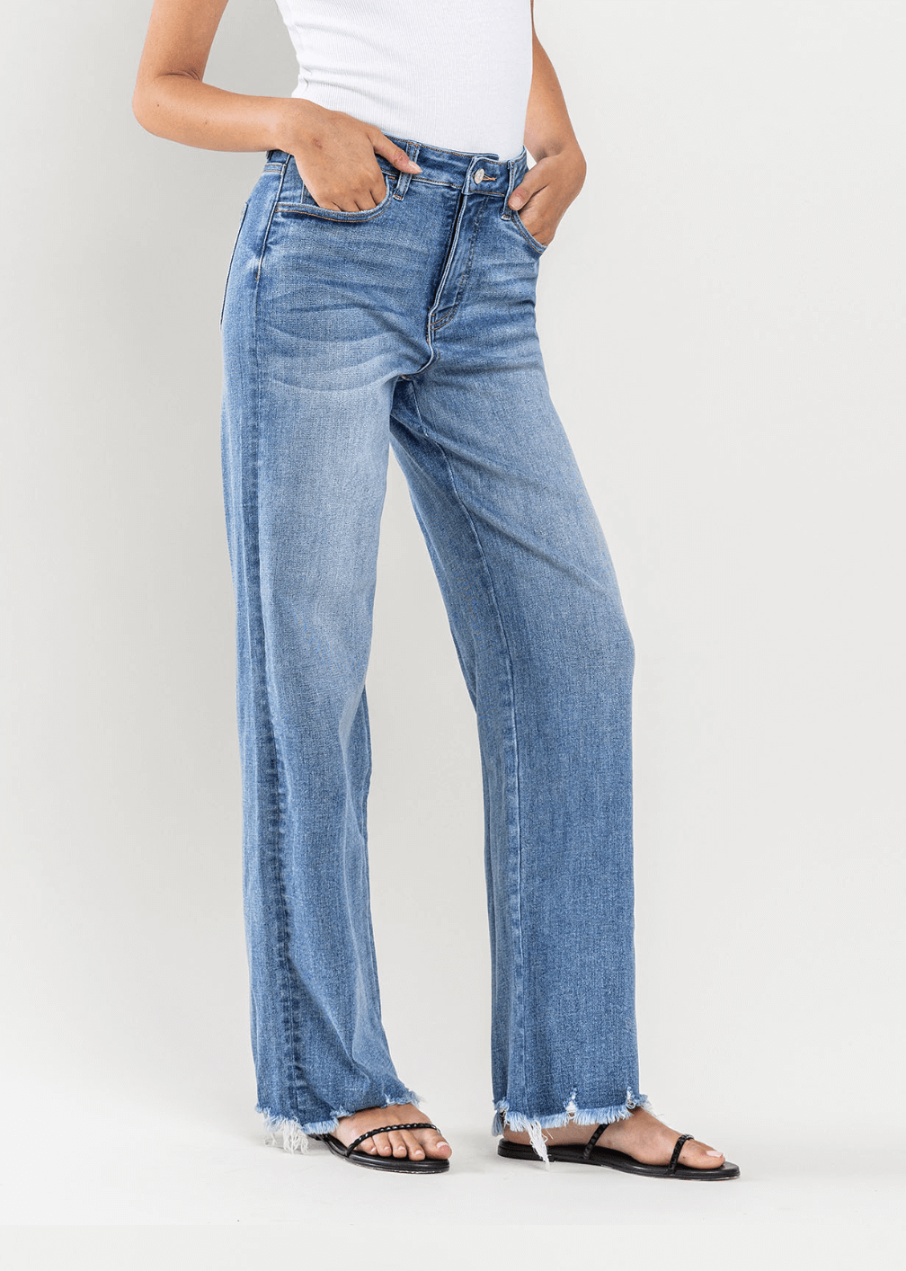 Ultra High Rise Loose Fit Tummy Control Jeans