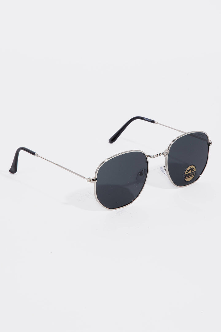 Polarized Metallic Frame Aviator Sunglasses