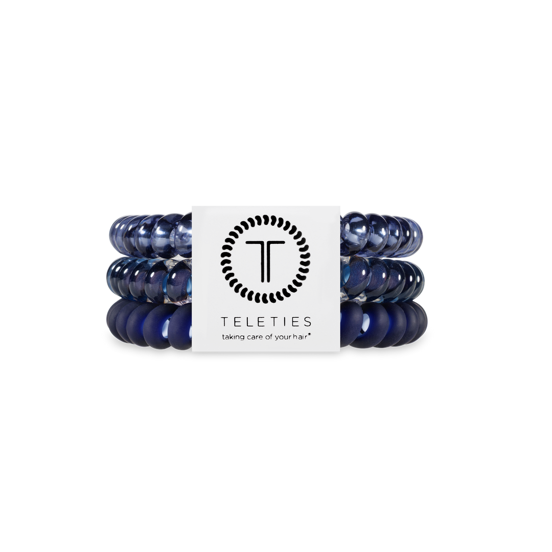 Spiral Hair Coils | Small | Nightfall Navy Hair Ties