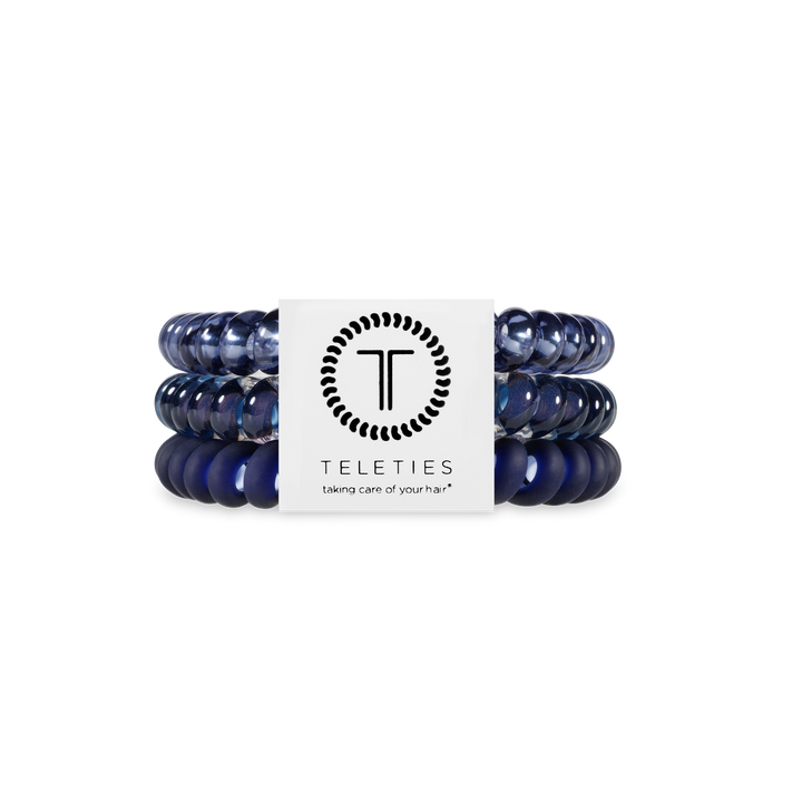 Spiral Hair Coils | Small | Nightfall Navy Hair Ties