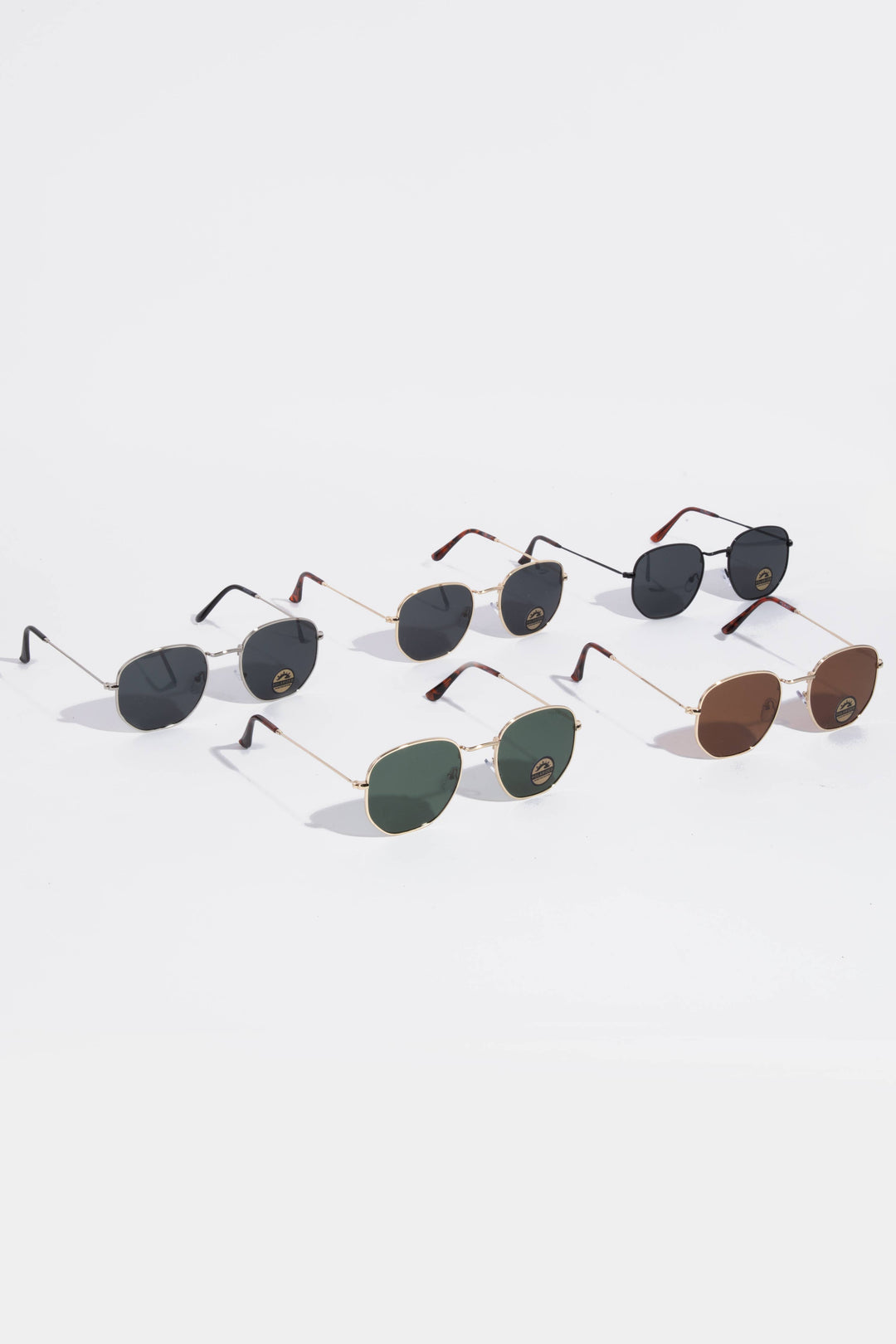 Polarized Metallic Frame Aviator Sunglasses