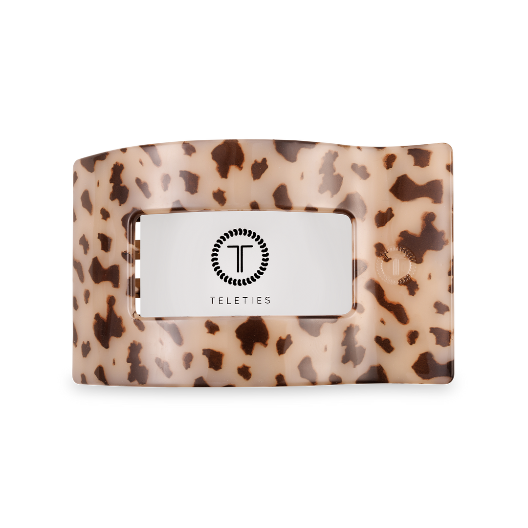 Flat Rectangle Hair Clip | Medium | Blonde Tortoise