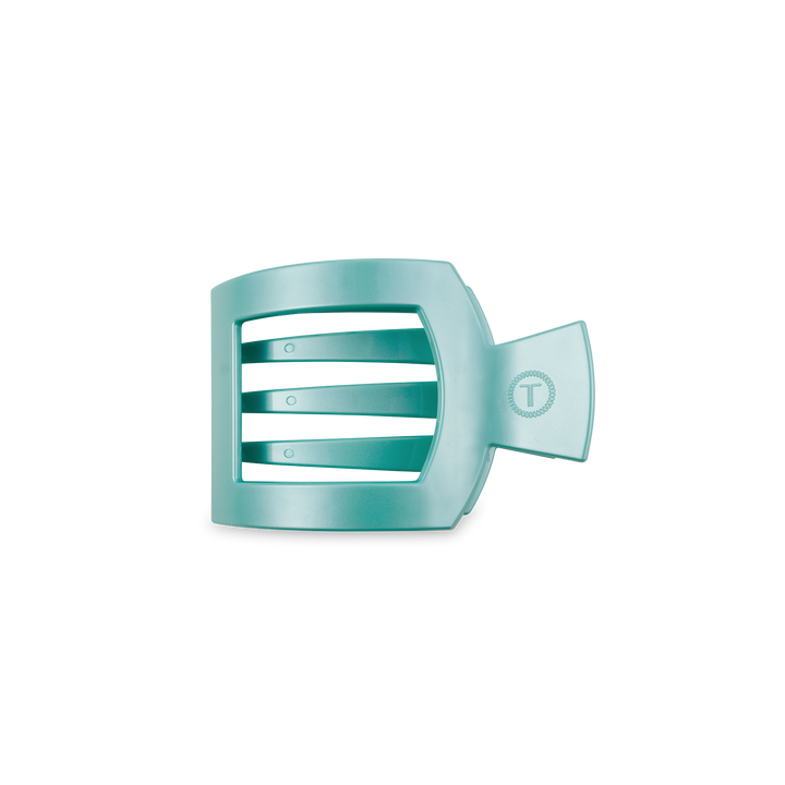 Square Flat Hair Clip | Small | Totally Turquoise