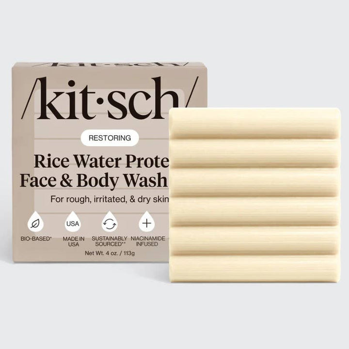 Rice Water Protein Face &amp; Body Wash Bar