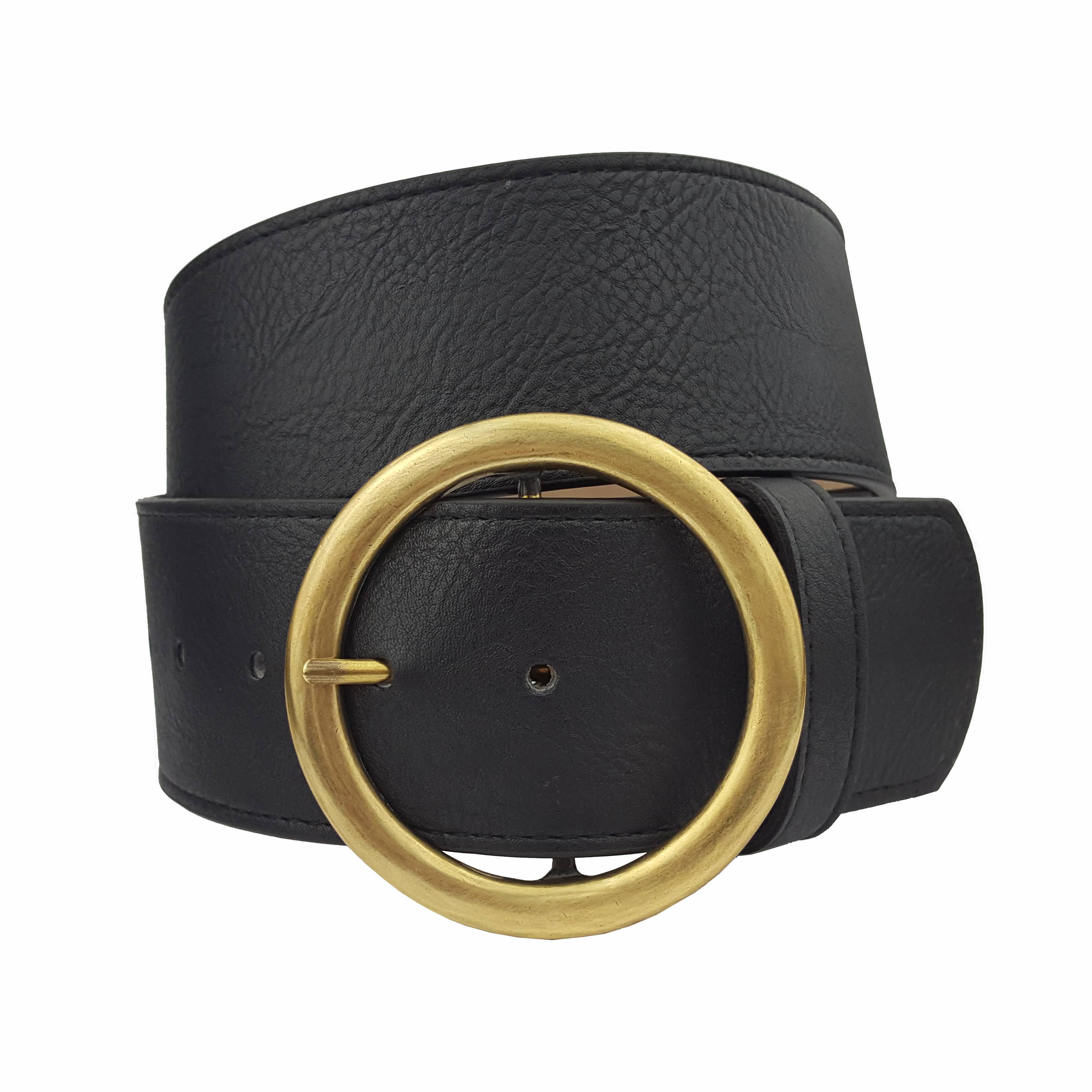 Plus Size: Wide Width Belt with Round Buckle – Zen + Zeus Clothing Co.