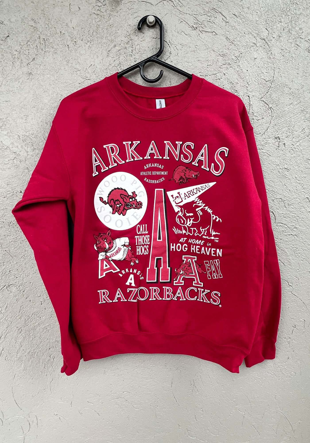 Arkansas Razorback Collage Arkansas Razorback Collage Sweatshirt – Zen + Zeus Clothing Co.