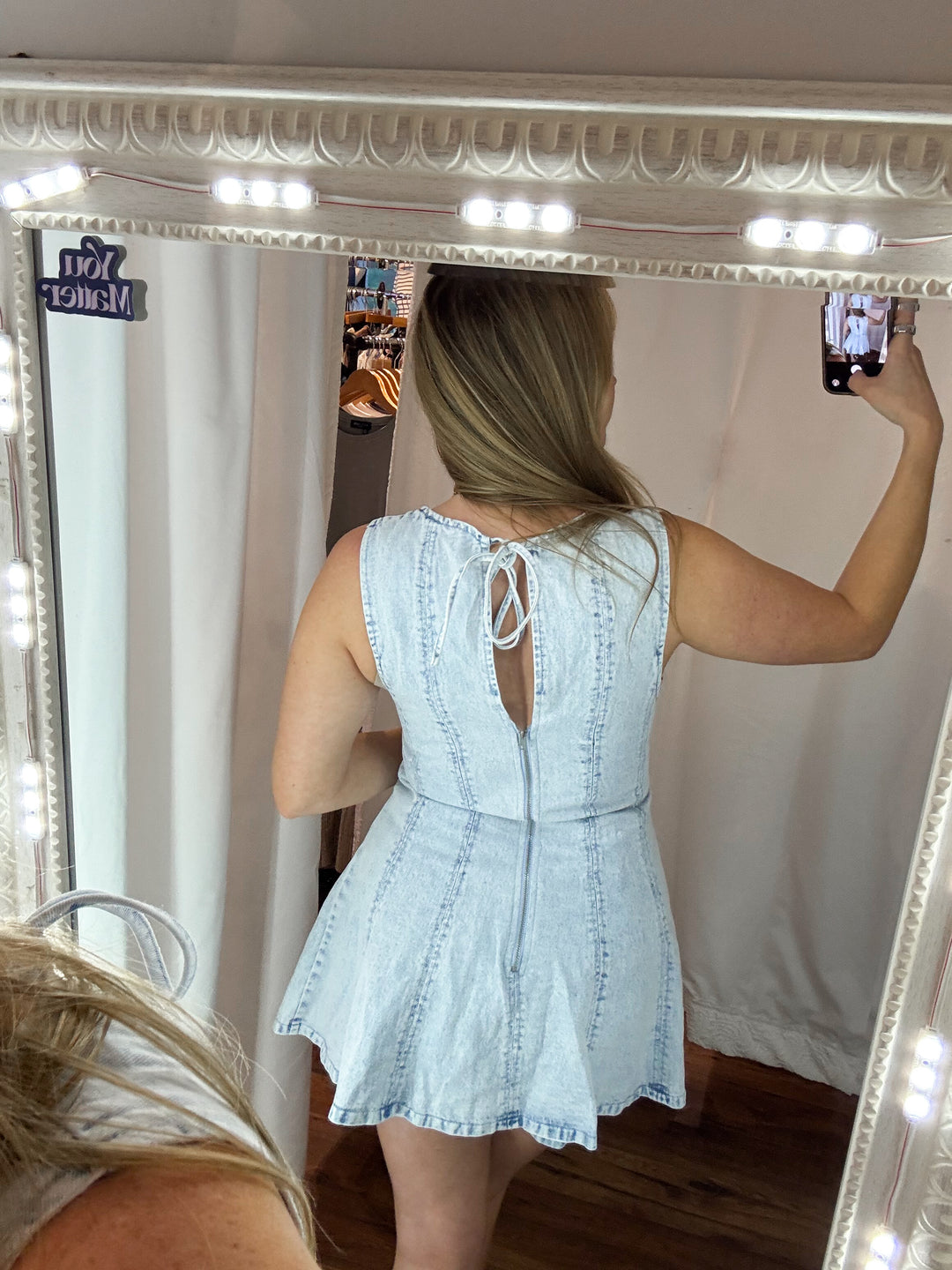 Dixie Denim Flare Romper