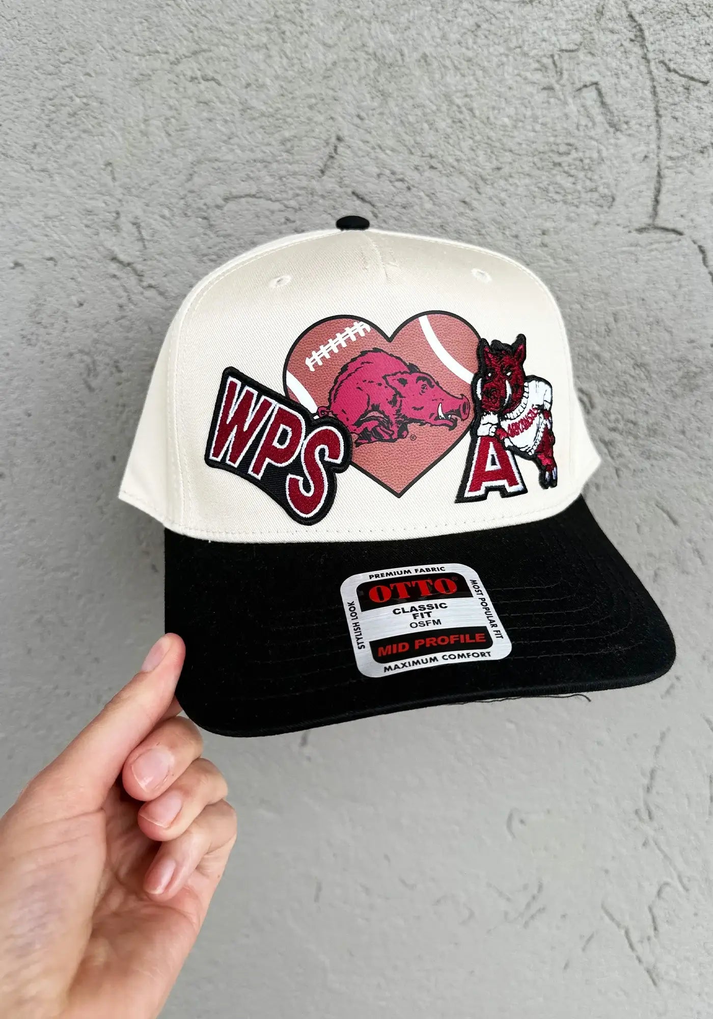 Arizona Razorbacks Hat Razorbacks Football Patch Hat – Zen + Zeus Clothing Co.