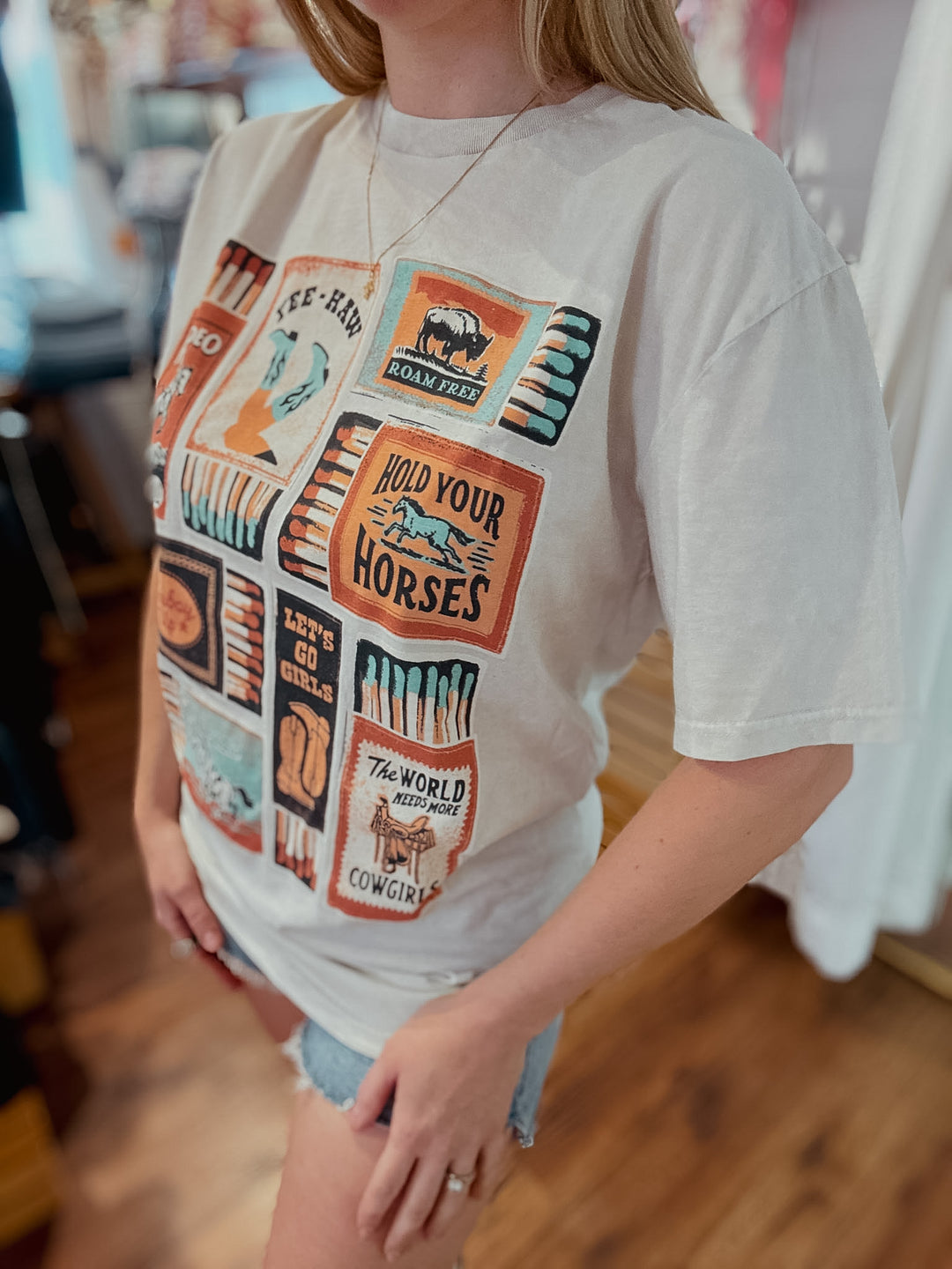 Western Matches Mineral Wash Graphic Tee