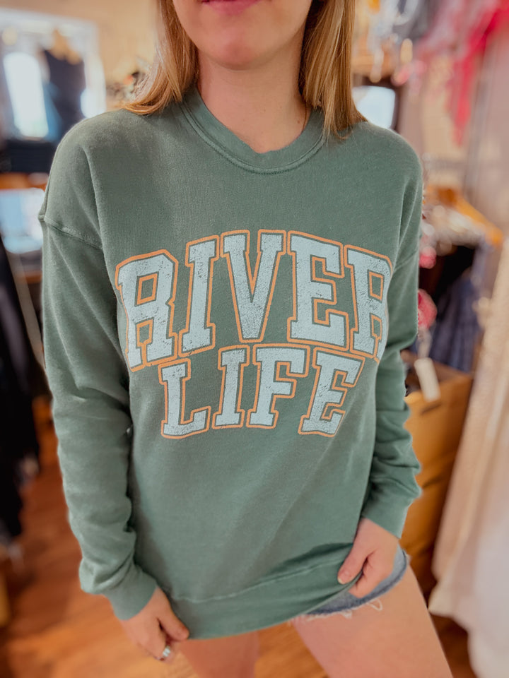 River Life Mineral Wash Sweatshirt