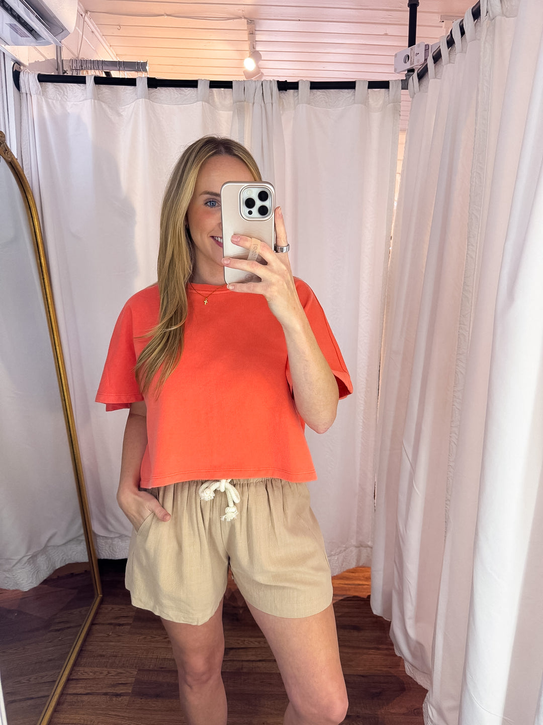 Shoreline Linen Drawstring Shorts