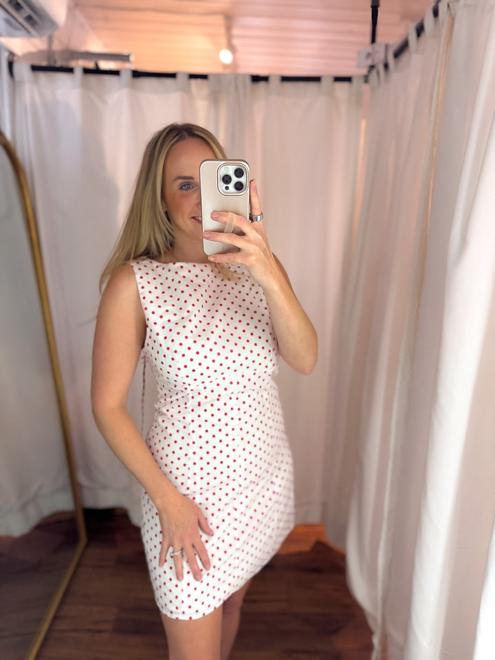 The Sweet Spot Polka Dot Mini Dress