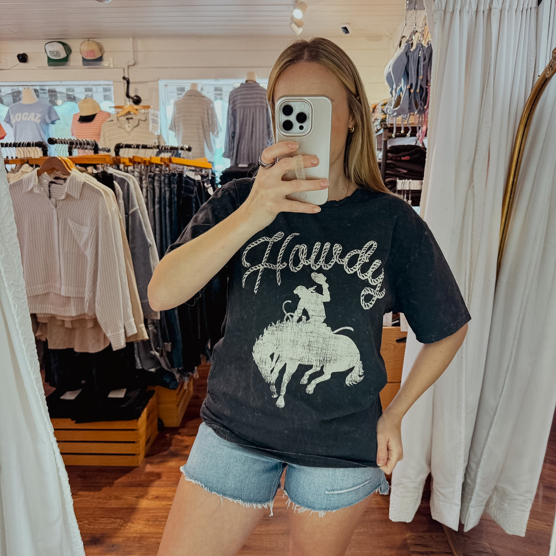 Howdy Mineral Wash Graphic Tee