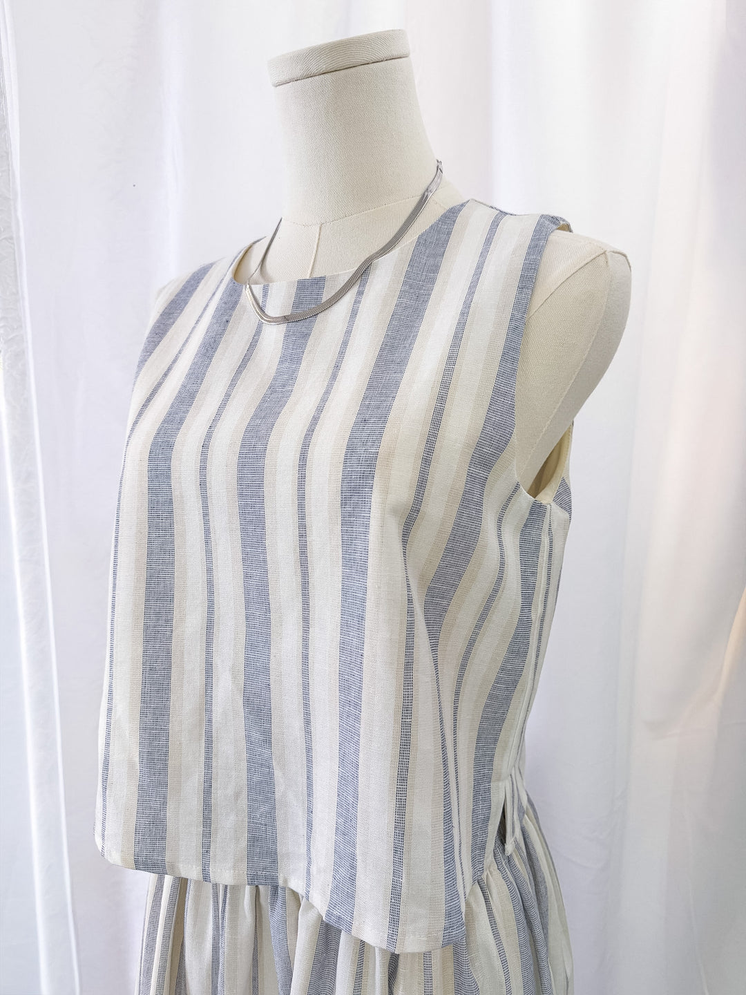 Take a Stroll Stripe Crop Top