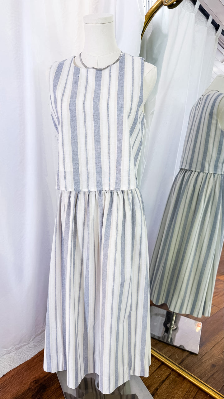 Take a Stroll Stripe Crop Top