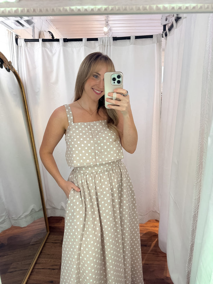 Polka Dot Dream Crop Top