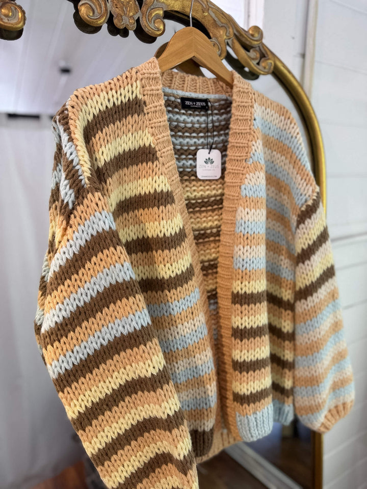Hadley Stripe Chunky Cardigan