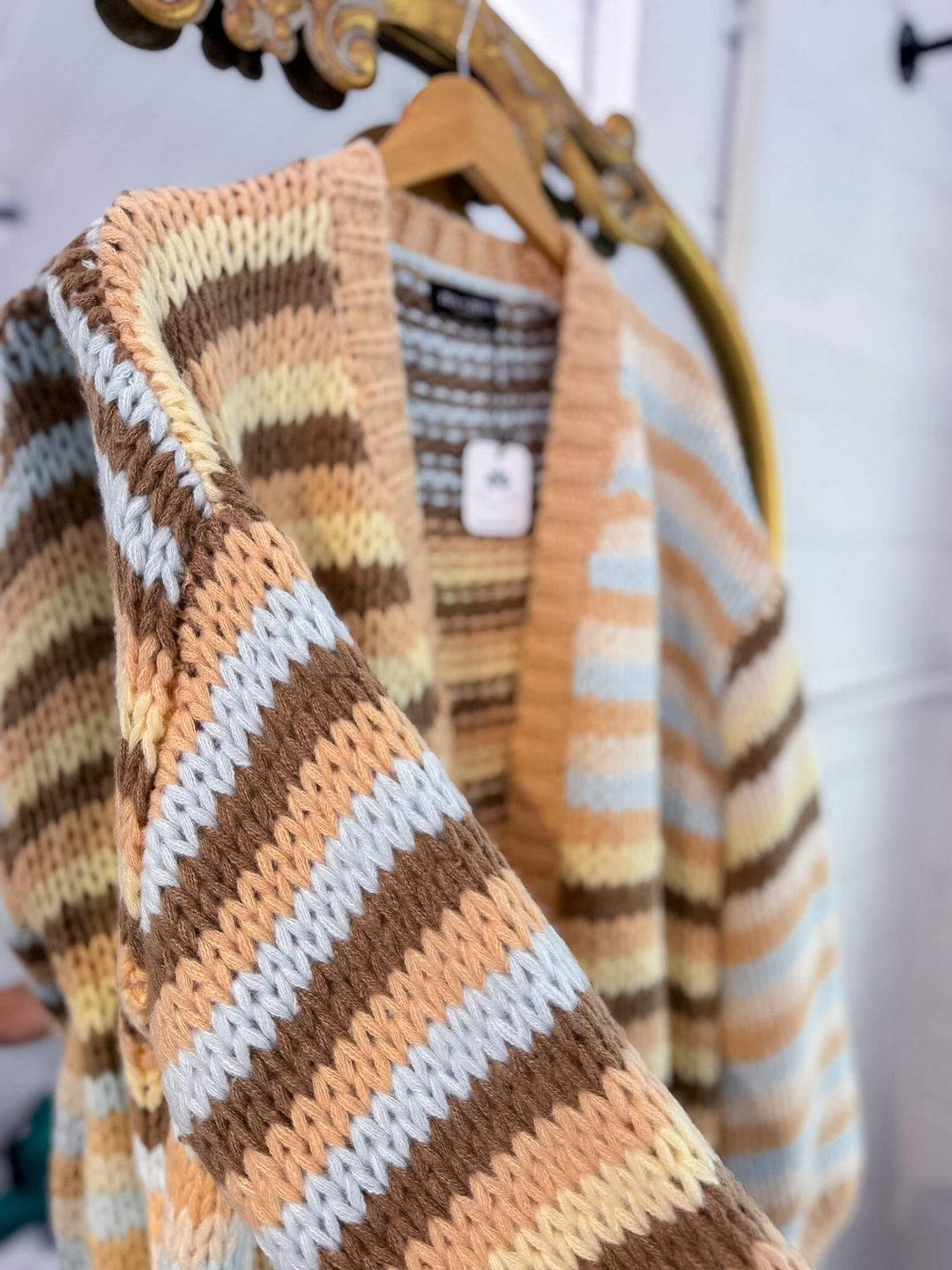 Hadley Stripe Chunky Cardigan