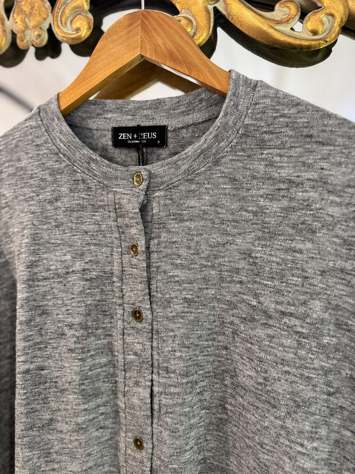 Hollis Henley Button Knit Top